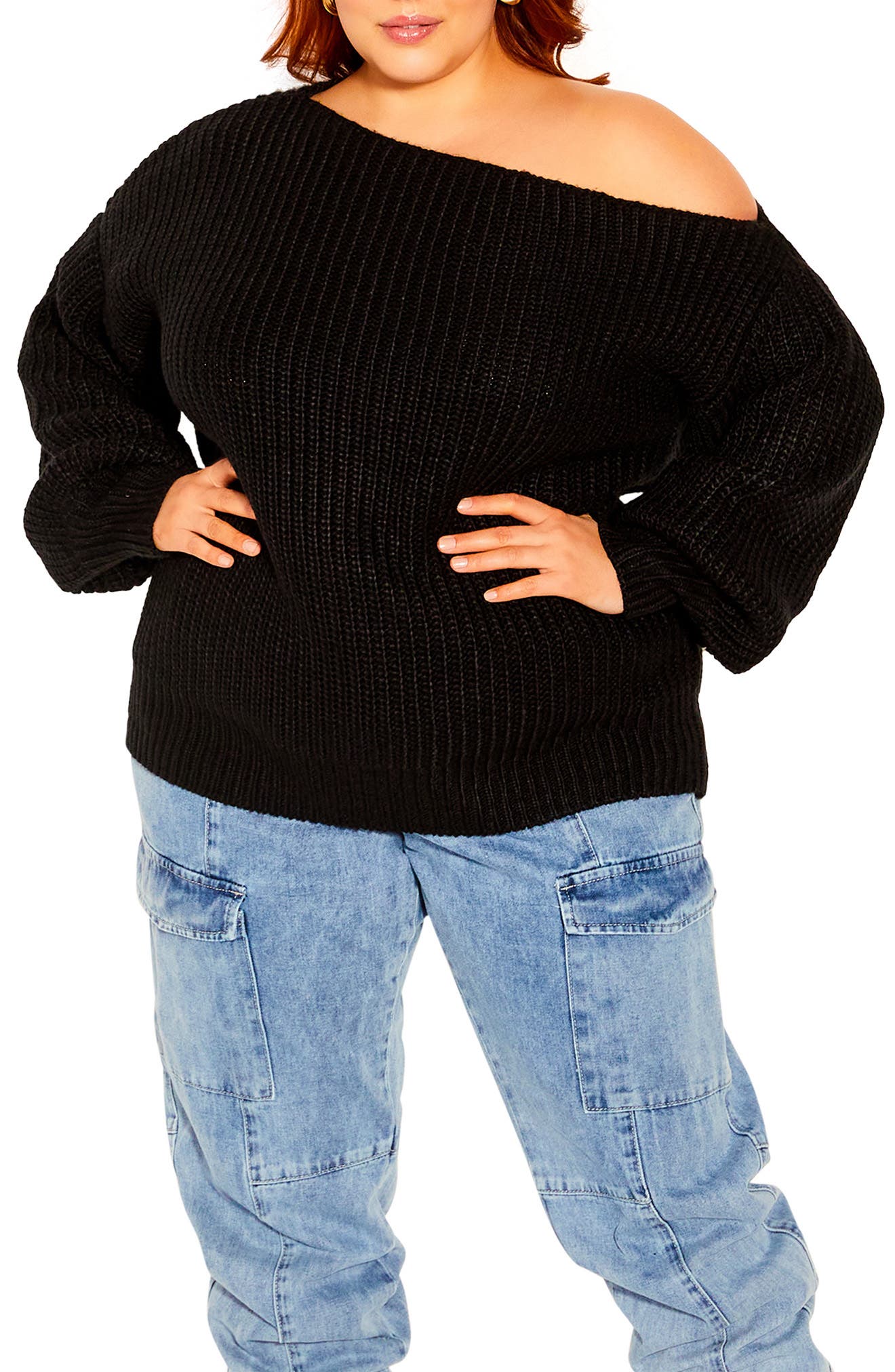 One Shoulder Plus-Size Sweaters | Nordstrom