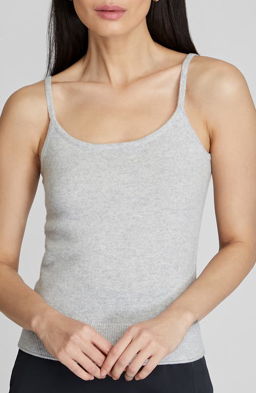 Cashmere Sweater Camisole in Light Heather Grey