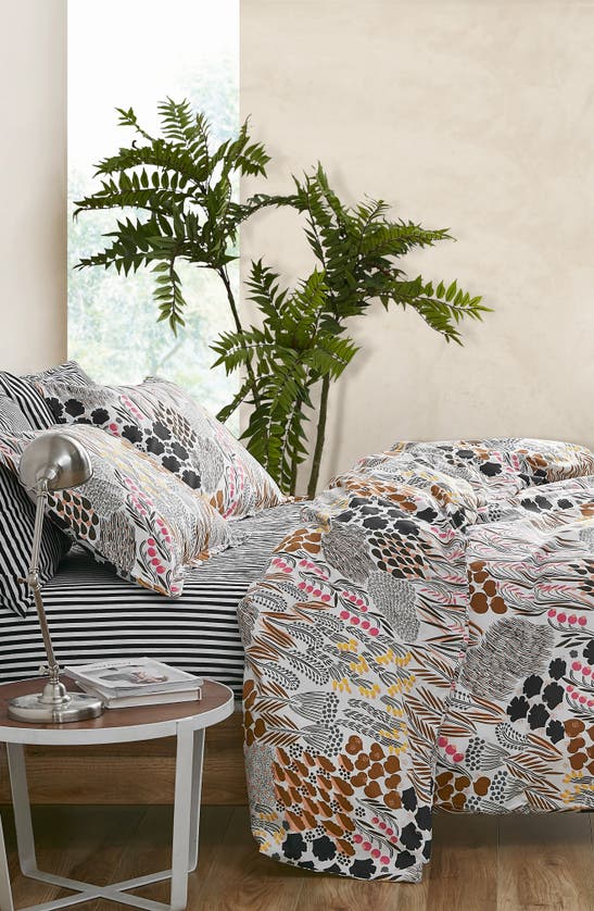 Shop Marimekko Pieni Letto Duvet Cover & Sham Set In Multi