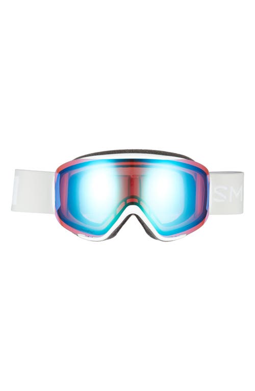 Smith Moment Snow Goggles in White Vapor Green at Nordstrom