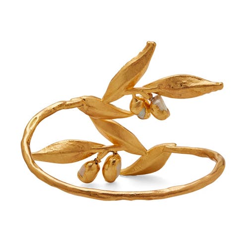 Dhwani Bhansal Haya Bracelet In Gold Plated