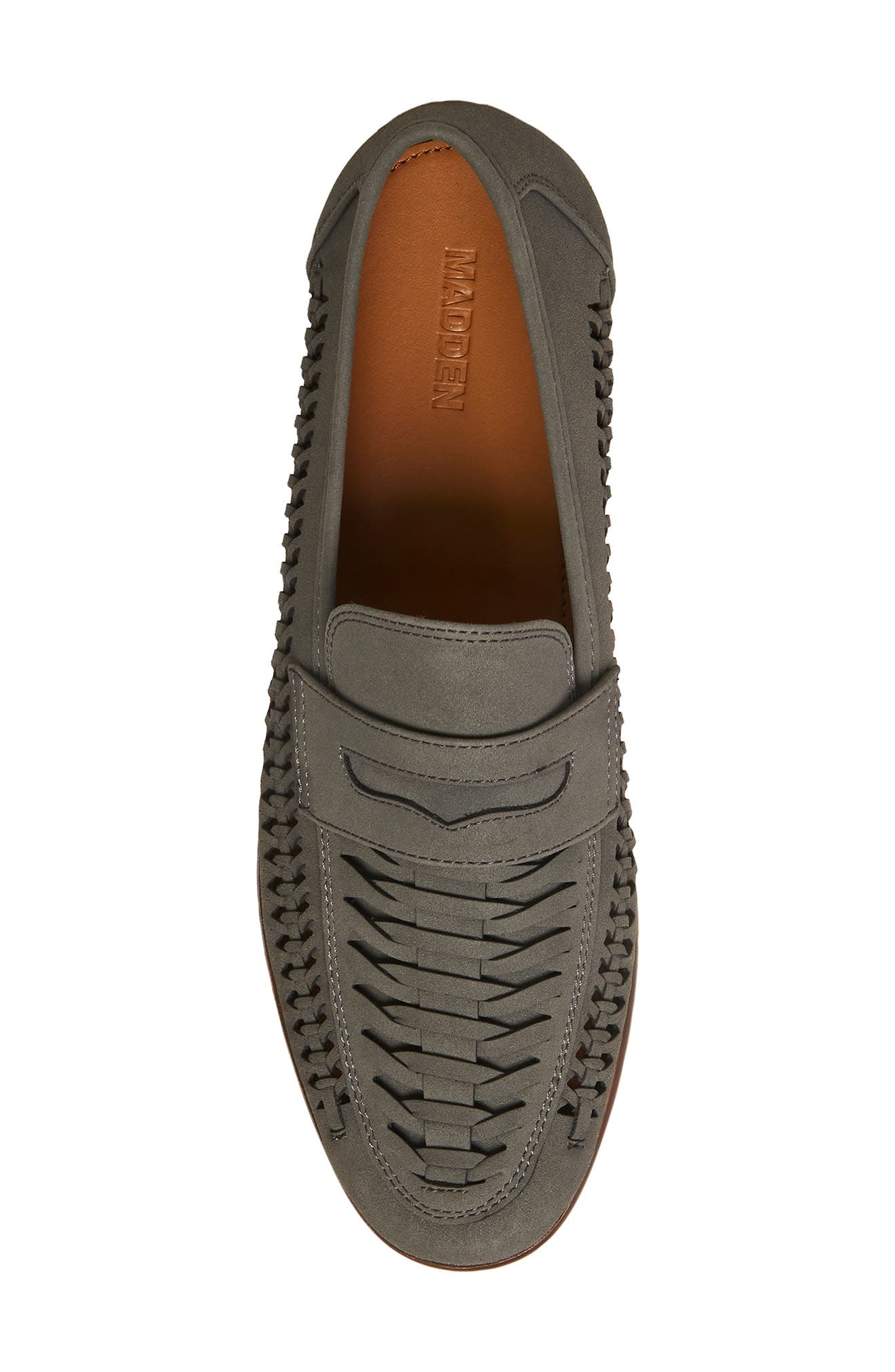 brixton weave lace loafers