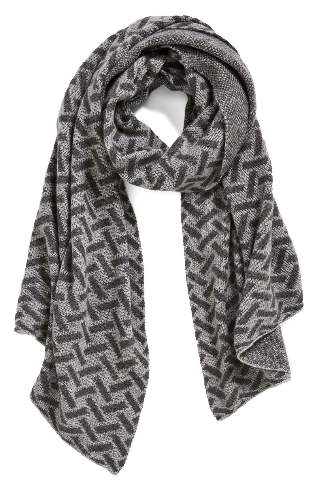 Nordstrom Collection 'Lattice' Cashmere Wrap Nordstrom