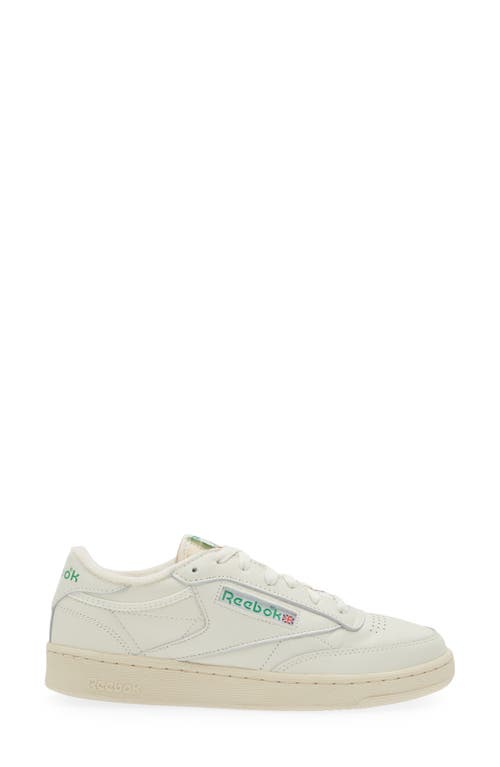 Shop Reebok Club C 85 Vintage Sneaker In Top-chalk/paperwhite/glen