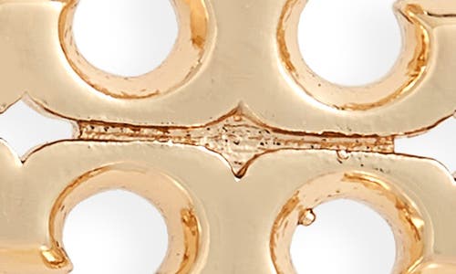 Tory Burch Gold And Pearl Brass Earrings In Tory Gold/ivory