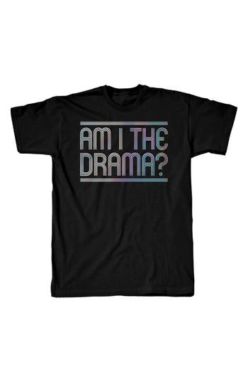 Shop Tsc Miami Am I The Drama? Graphic Print T-shirt In Black