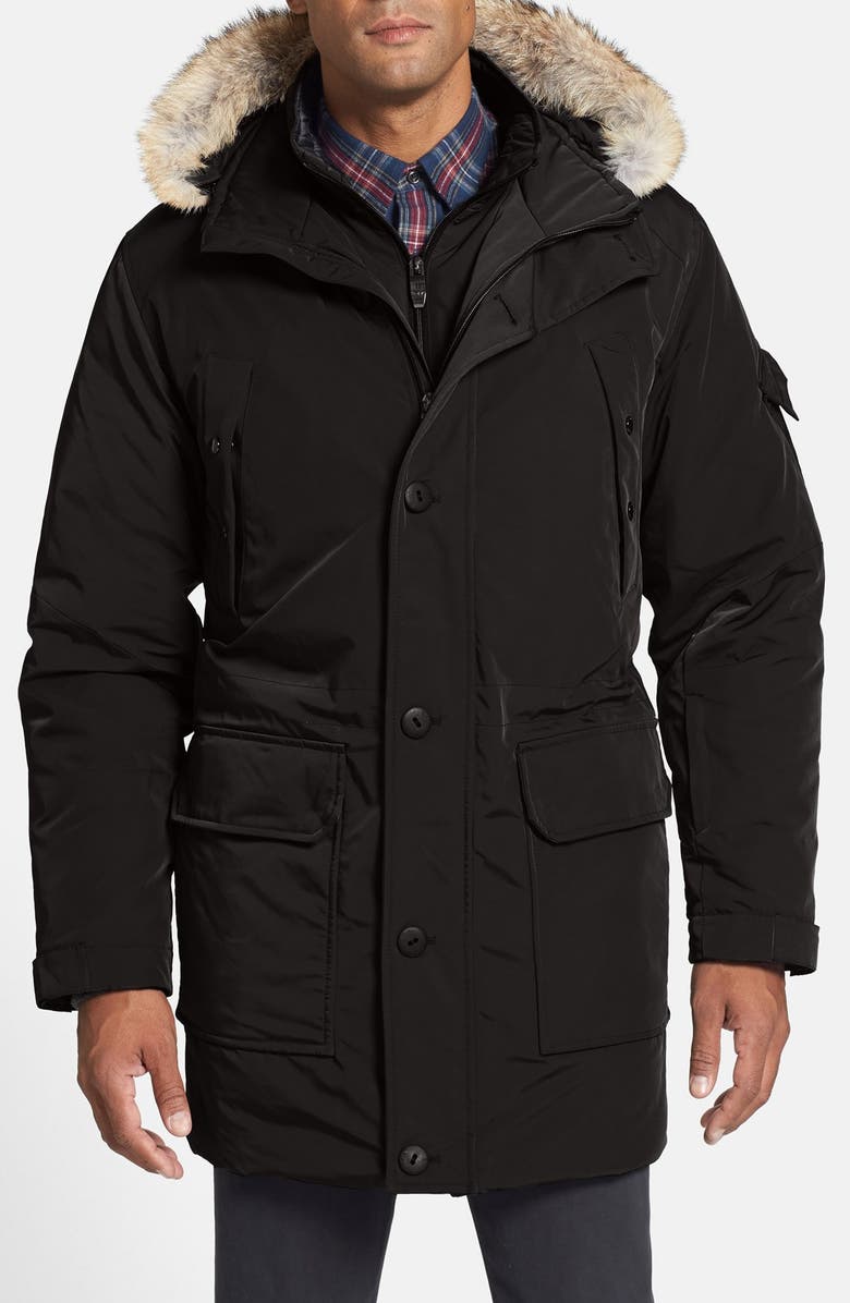 Tumi Genuine Coyote Fur Trim Snorkel Parka | Nordstrom