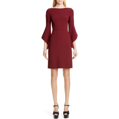 Michael Kors Drape Sleeve Sheath Dress, Burgundy