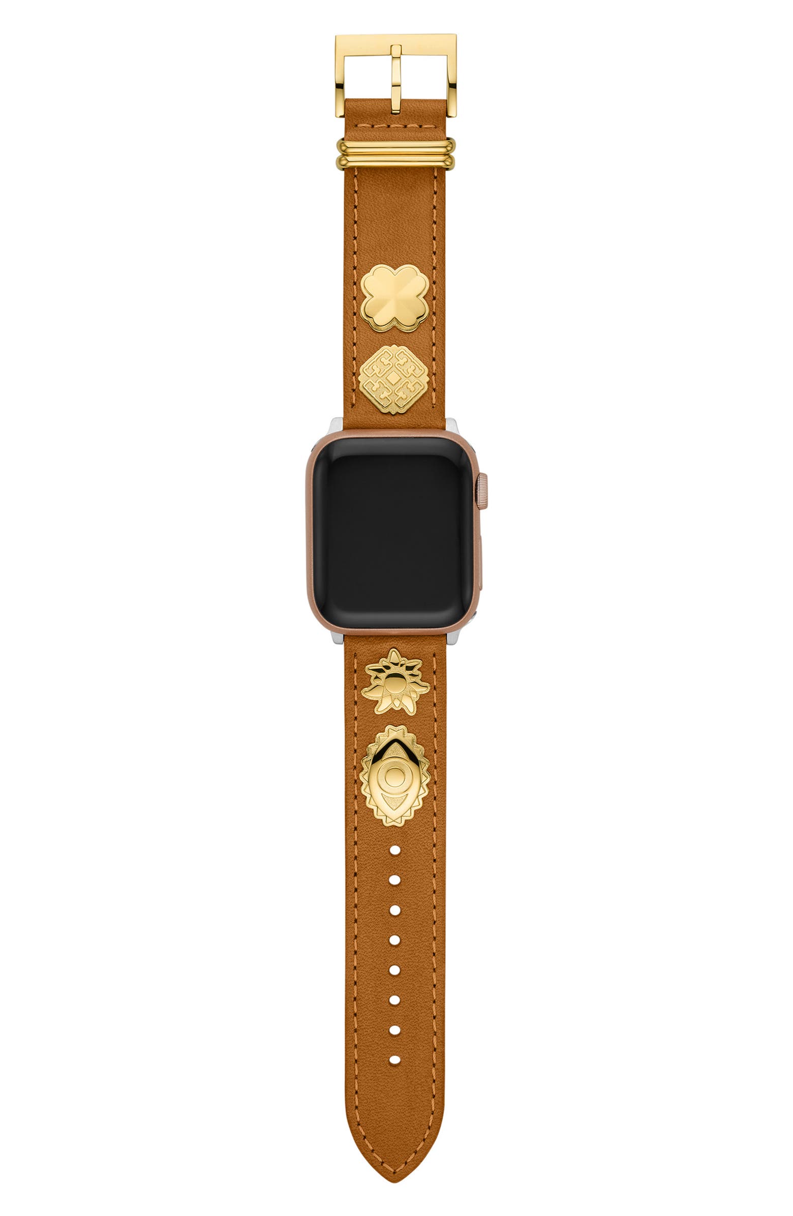 TORY BURCH Luggage Leather Band for Apple® Watch