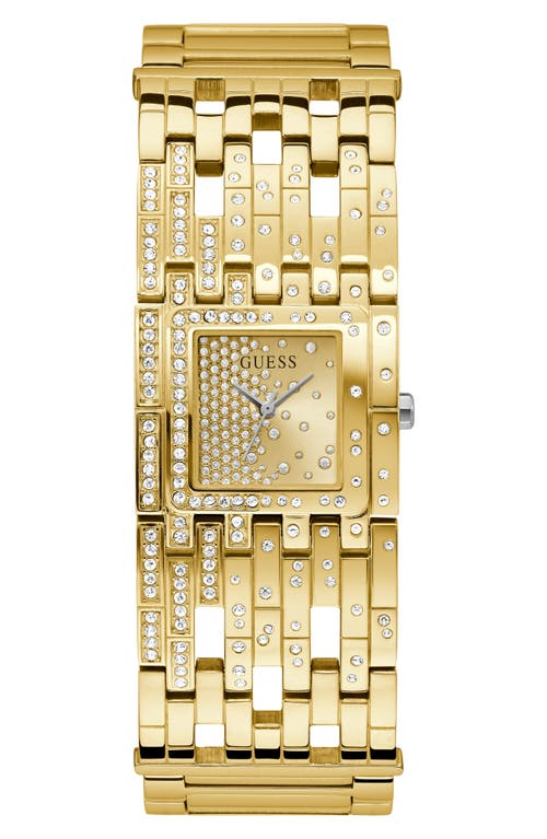 GUESS Analog Bracelet Watch, 22mm in Gold Tone at Nordstrom