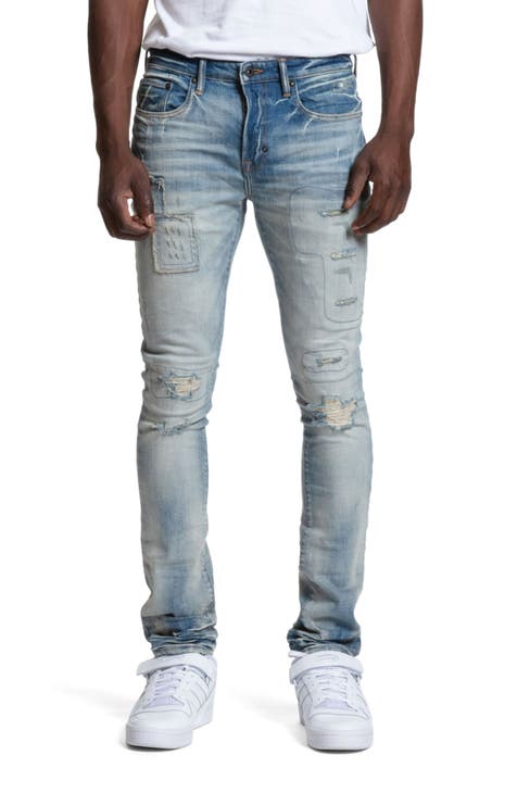 Distressed Skinny Jeans (Ind) (Regular & Big)