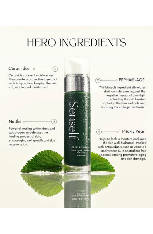 Senself Triple Shield Rich Cream In No Color