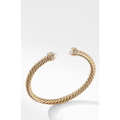 David Yurman Cable Classics Bracelet With Semiprecious Stones & Diamonds, 5mm