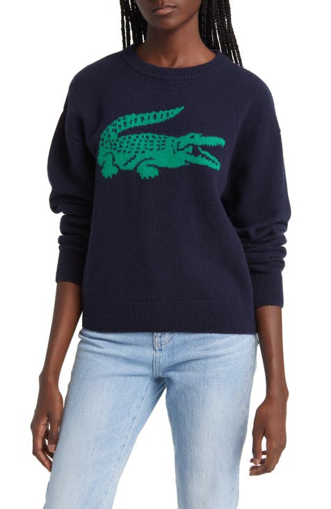 Big Croc Cashmere & Wool Crewneck Sweater
