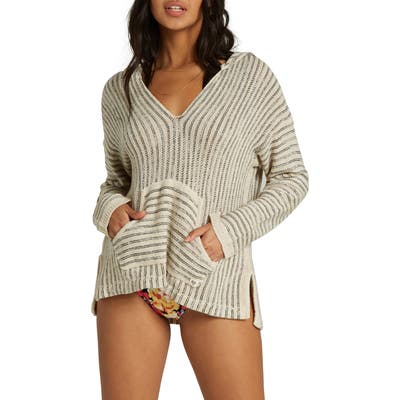 Billabong Sandy Shores Hooded Sweater, White
