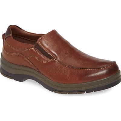 Johnston & Murphy Moc Toe Waterproof Venetian Loafer, Brown