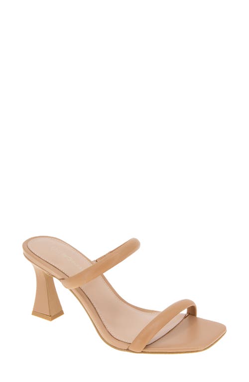 bcbg Rooby Square Toe Sandal Tan at Nordstrom,