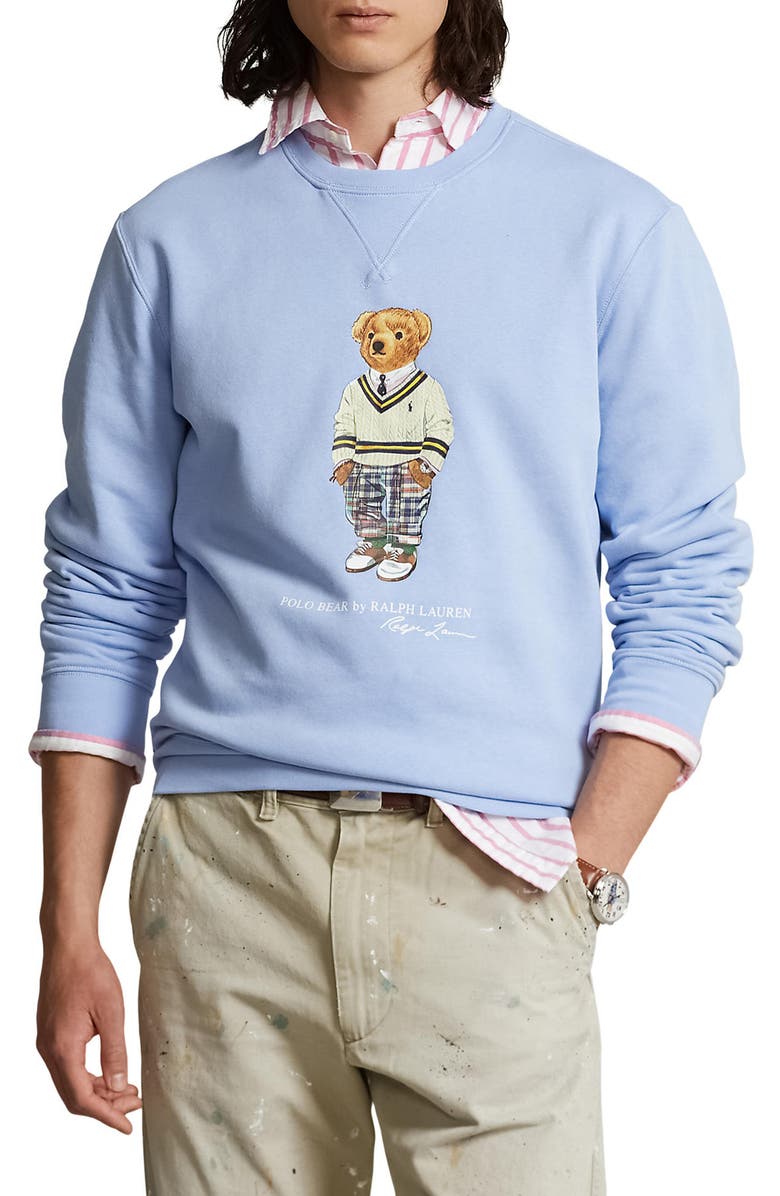 langs kopiëren Onvoorziene omstandigheden Polo Ralph Lauren Polo Bear Fleece Graphic Sweatshirt | Nordstrom