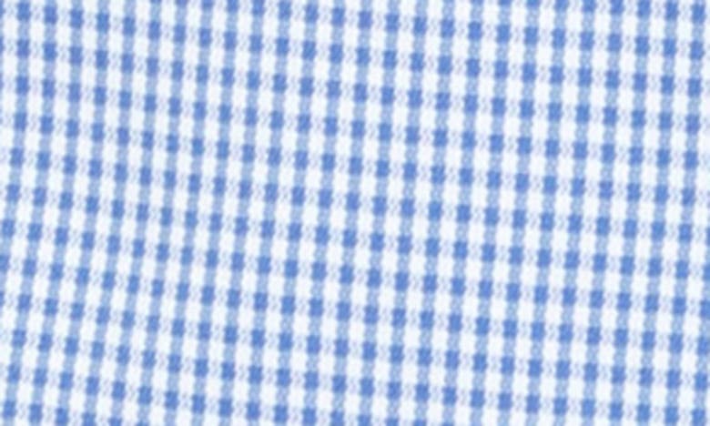 English Factory Gingham Skort Romper In Blue