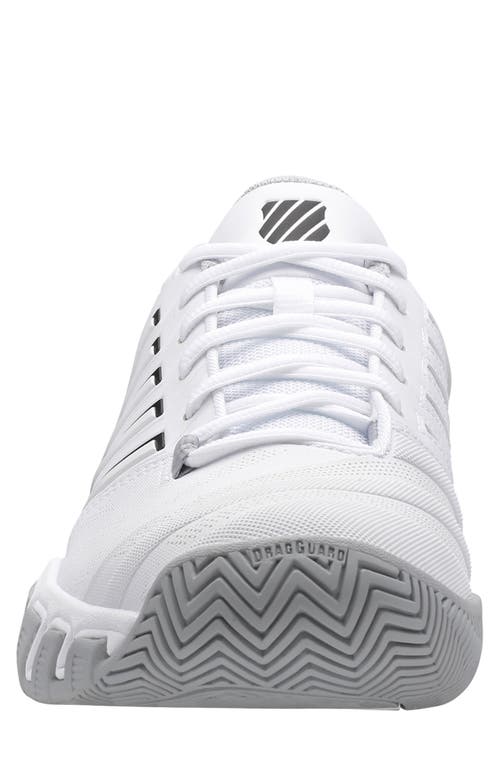 Shop K-swiss Bigshot Light 4 Tennis Shoe In White/high-rise/black