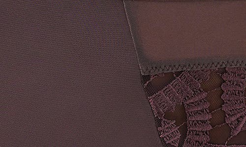 Wacoal Women's After Dark Embroidered Tanga Underwear 845396 In Raisin