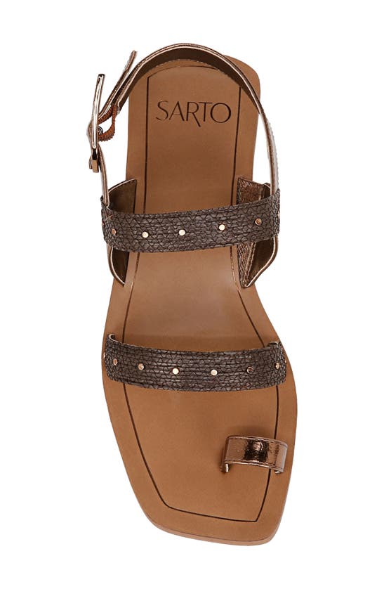 Shop Sarto By Franco Sarto Ellis Slingback Sandal In Brown