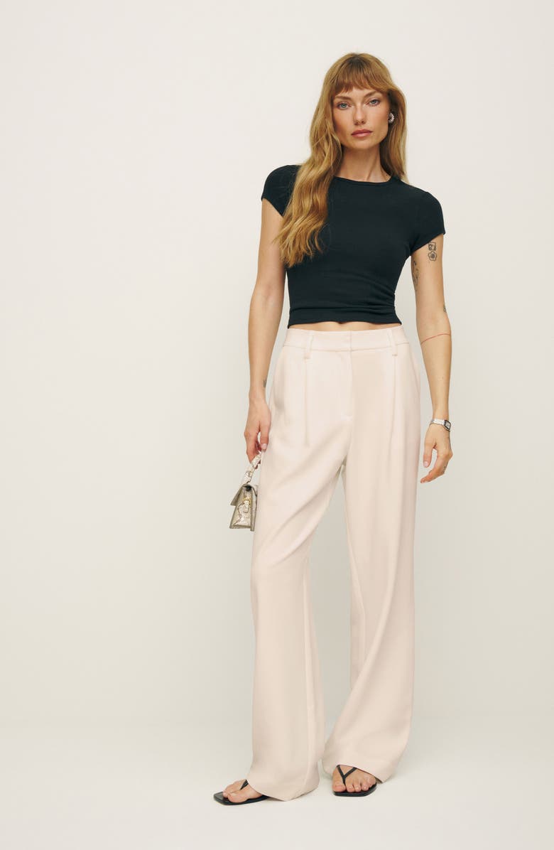 Reformation Alex Wide Leg Linen Pants | Nordstrom