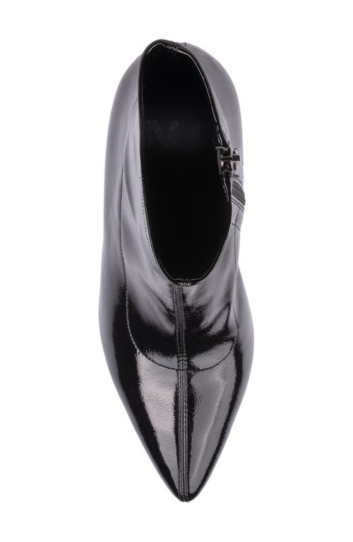 Ninety Union Greece Pointed Toe Bootie In Black