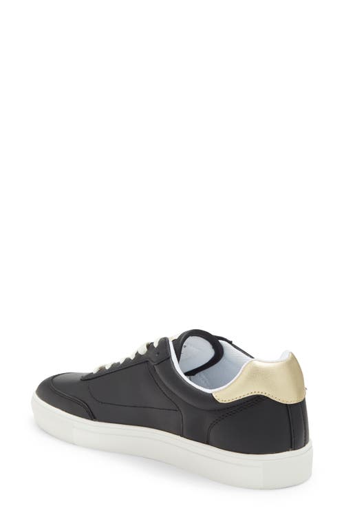 Official Program Clean Cupsole Camo Sneaker In Black/gold