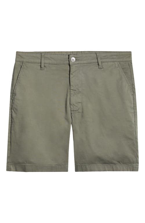 Shop Ag Wanderer 8.5-inch Stretch Cotton Chino Shorts In Sulfur Rocky River