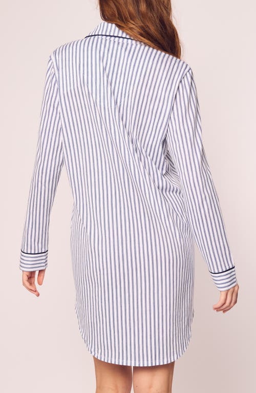 PETITE PLUME PETITE PLUME PINK STRIPE COTTON NIGHTSHIRT