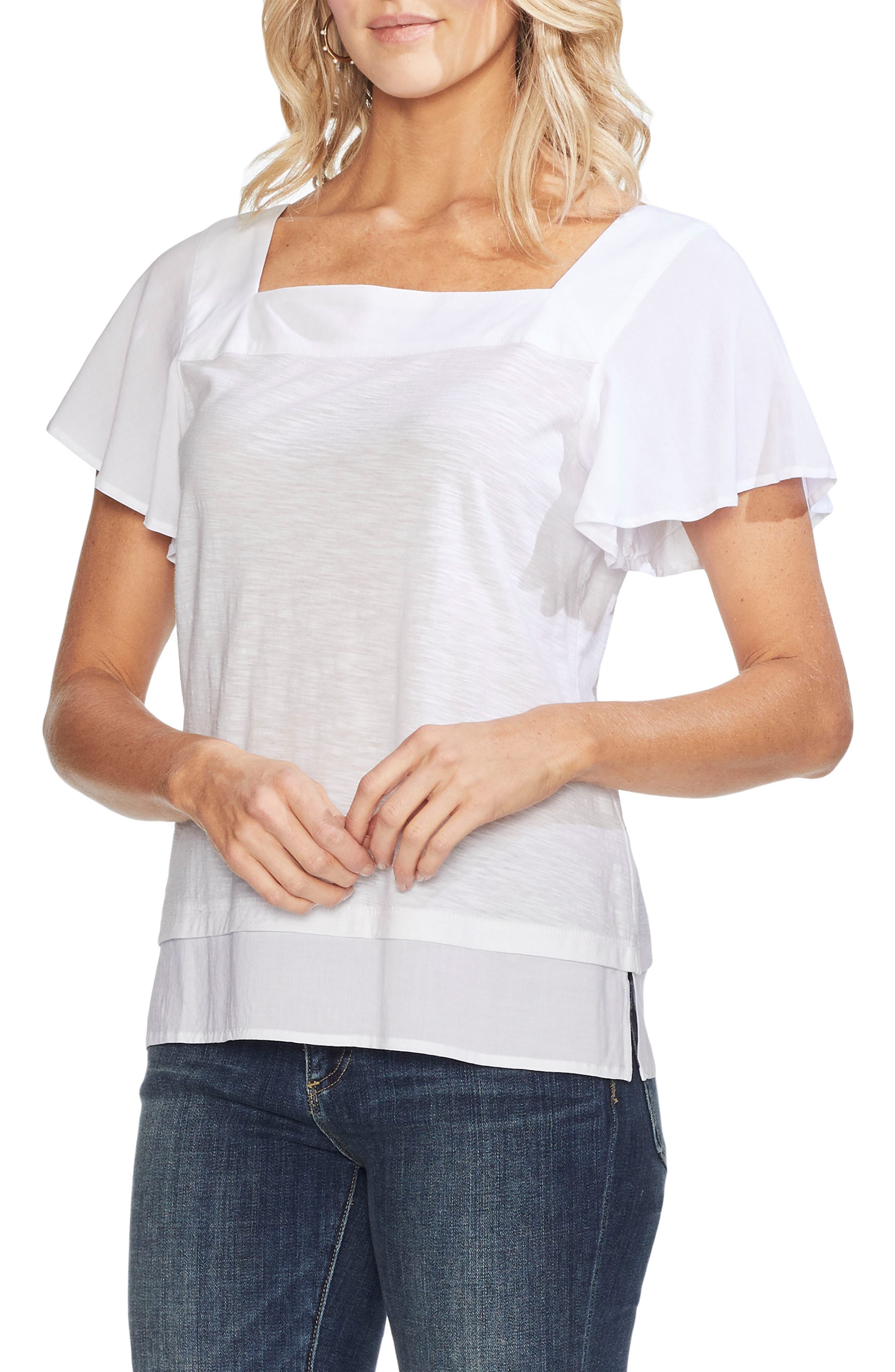 vince camuto layered look top