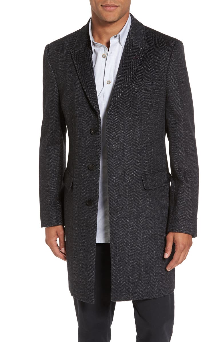 Ted Baker London Endurance Wool & Cashmere Overcoat | Nordstrom