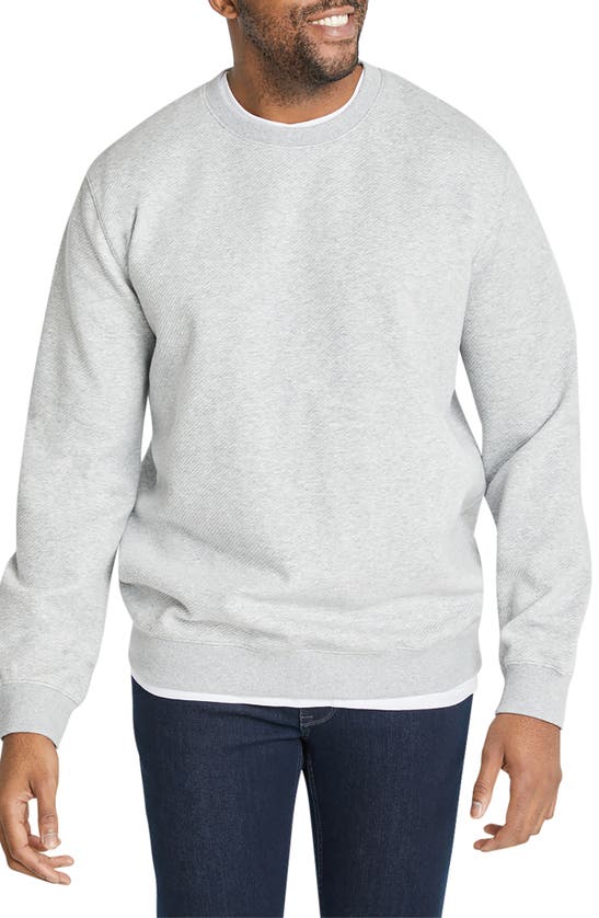 Shop Johnny Bigg Elliot Jacquard Sweatshirt In Grey