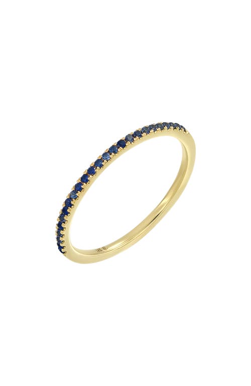 Bony Levy Iris Stackable Ring Yellow Gold/sapphire at Nordstrom,