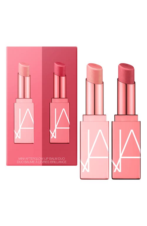 Shop Nars Mini Afterglow Lip Balm Duo In Orgasm/dolce Vita