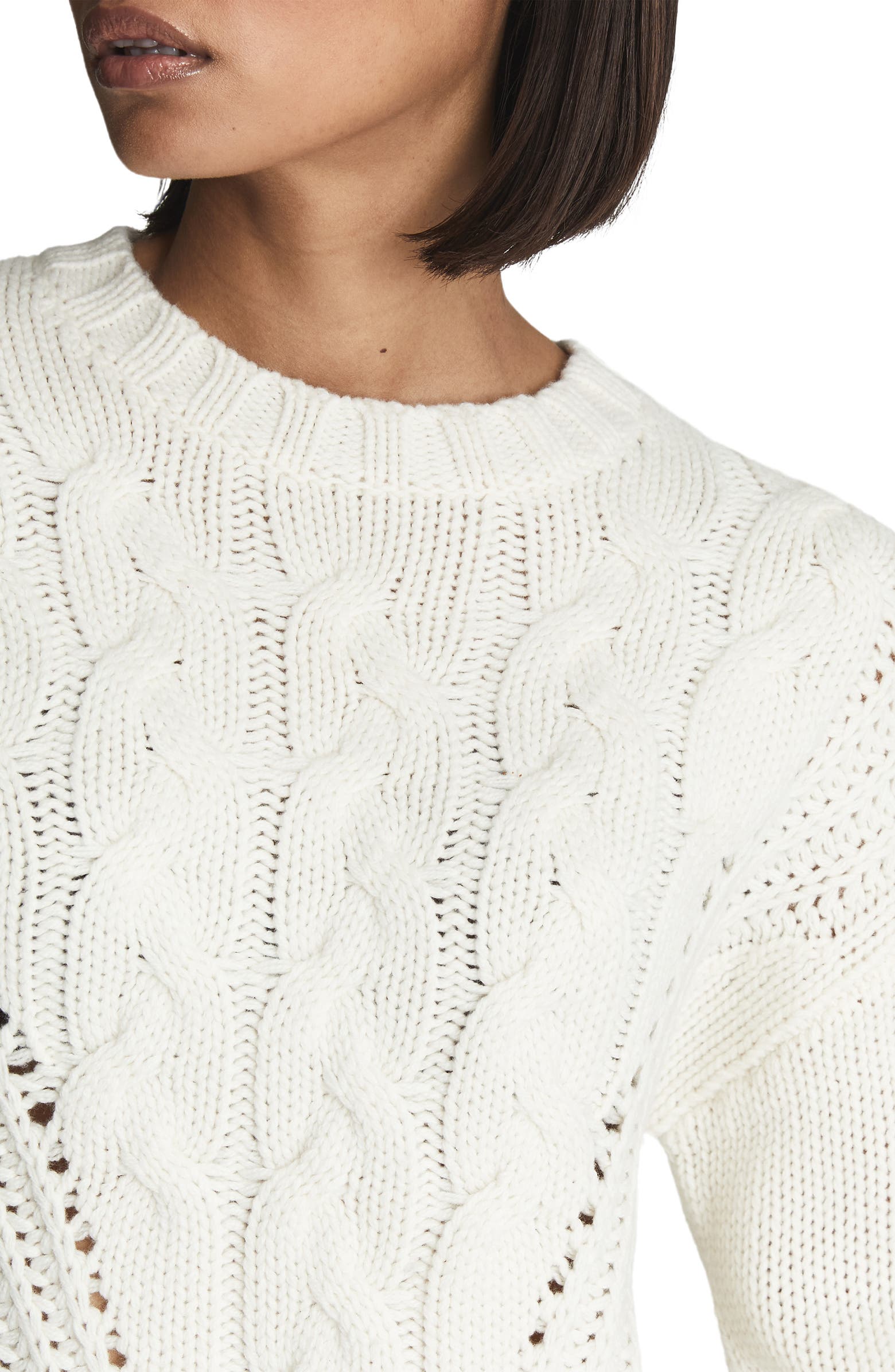 Reiss Chloe Cable Sweater | Nordstromrack