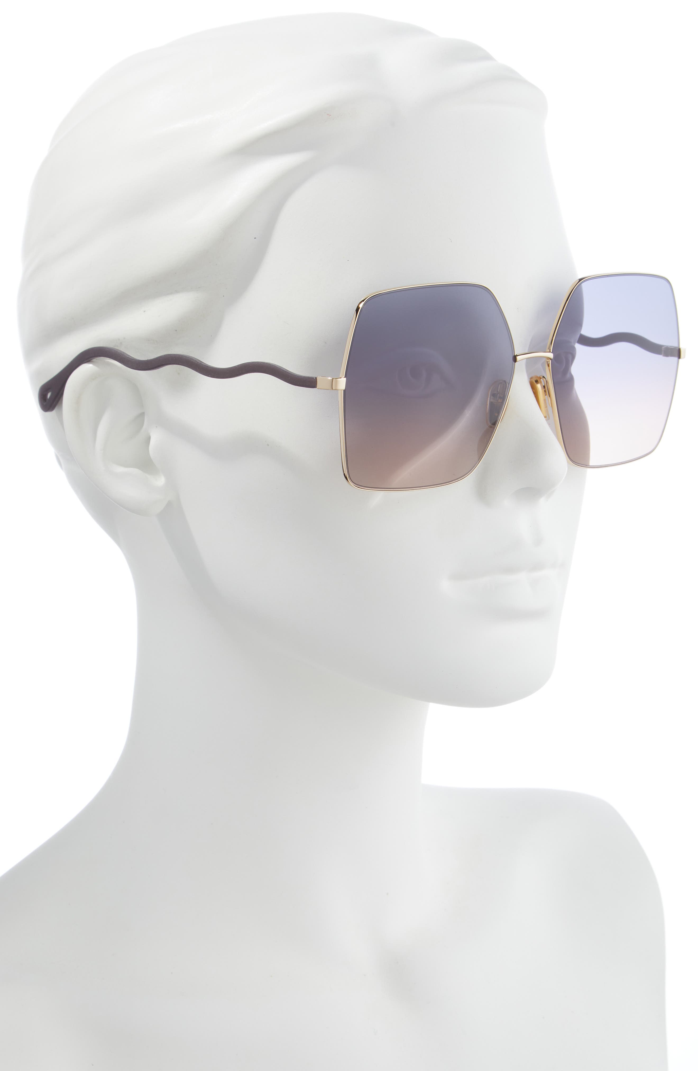 chloe butterfly 64mm sunglasses