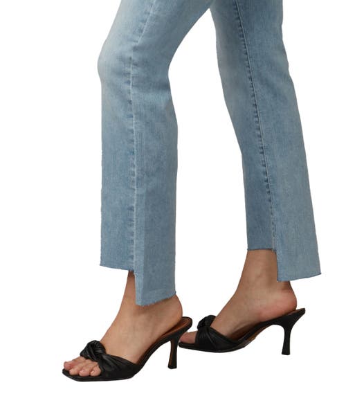 Shop Lola Jeans Jasper Mid Rise Straight Jeans In True Denim