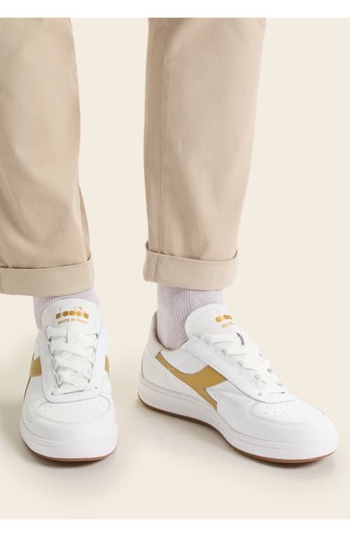 Diadora B. Elite Low-top Sneakers In White/gold