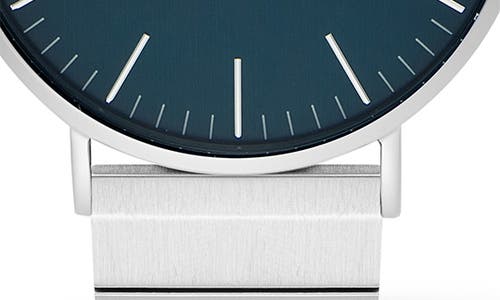 Daniel Wellington Classic Piano Link Bracelet Watch, 40mm In Silver