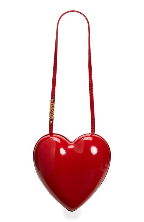 Heartbeat Patent Shoulder Bag