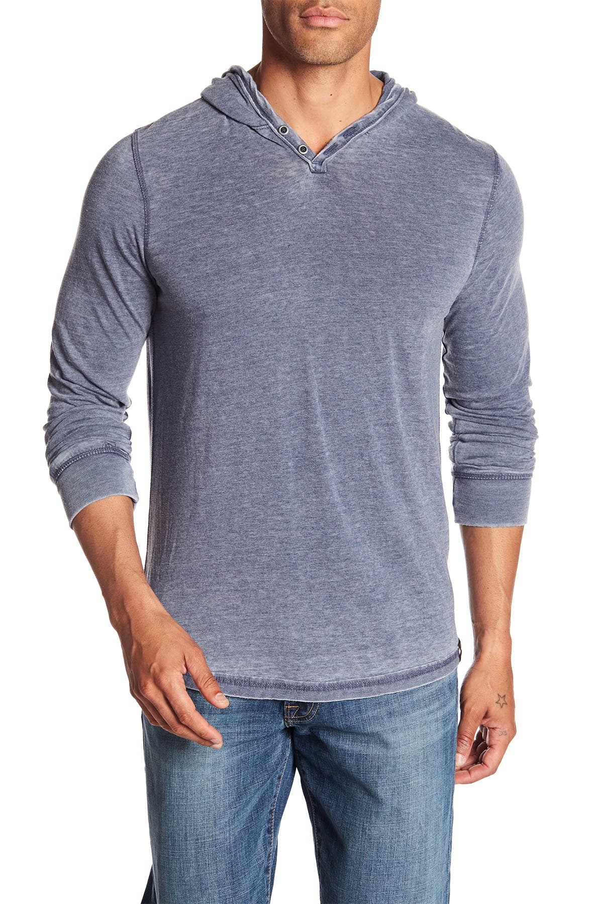 Lucky Brand Venice Burnout Hoodie 