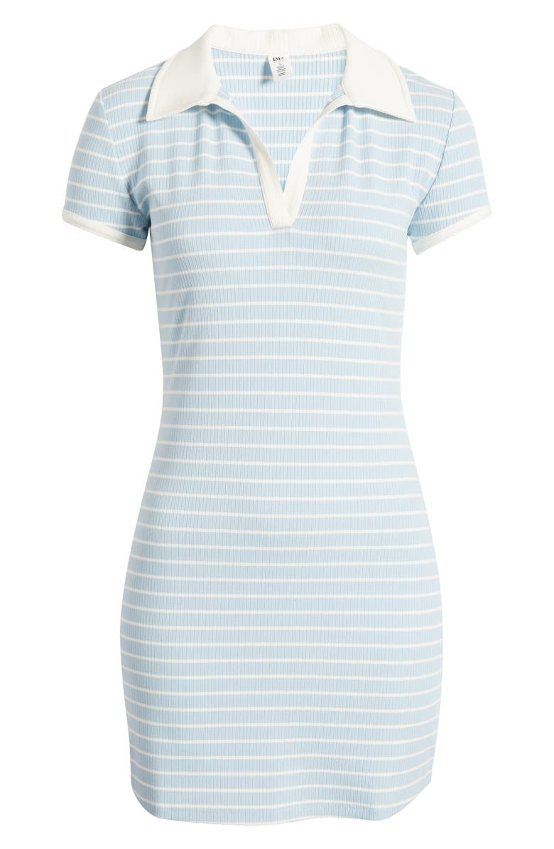 BP. Stripe Rib Polo Dress | Nordstrom