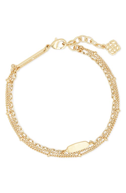 Kendra Scott Fern Multi-Strand Bracelet in Gold at Nordstrom