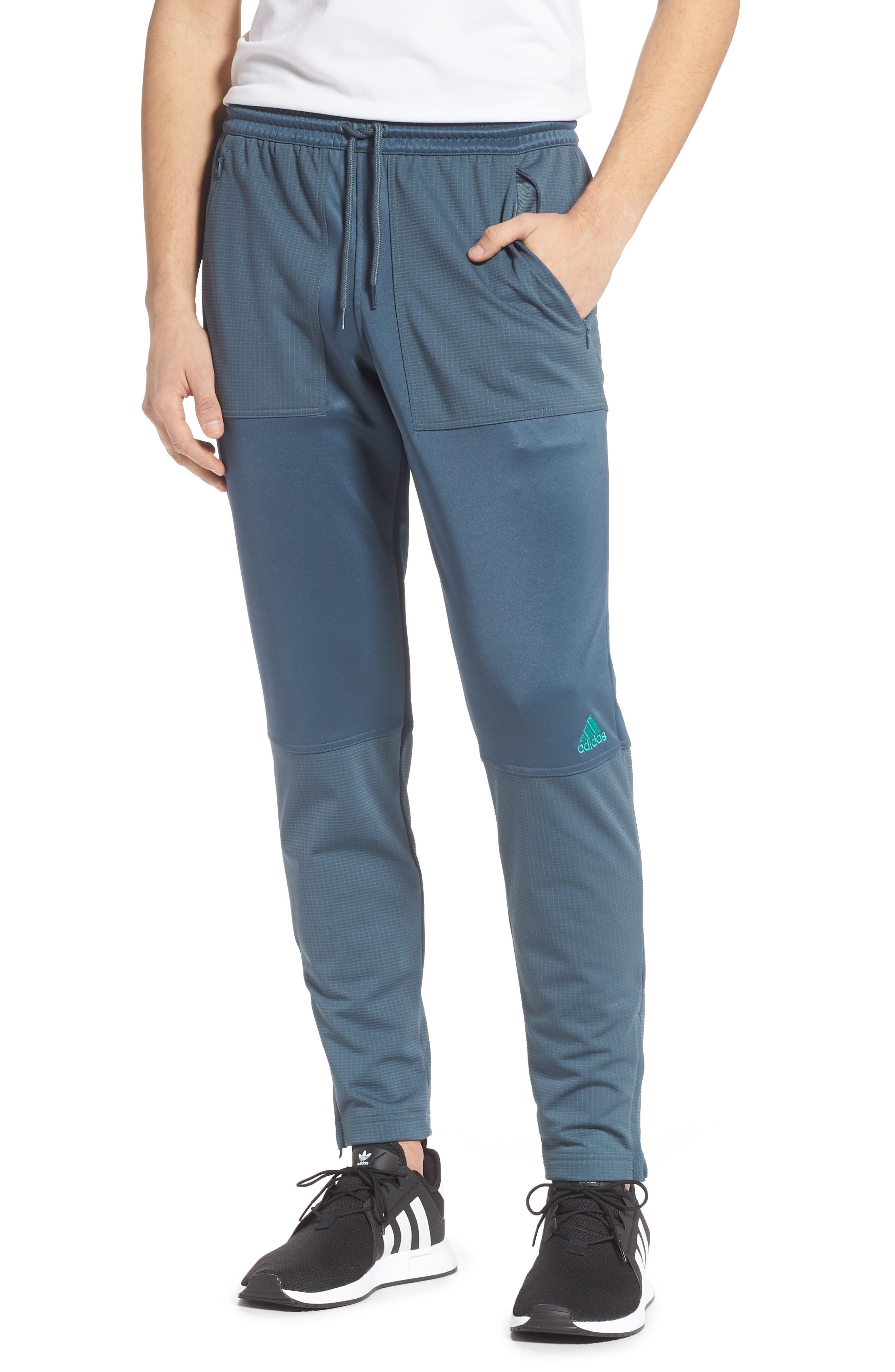 legacy blue adidas pants