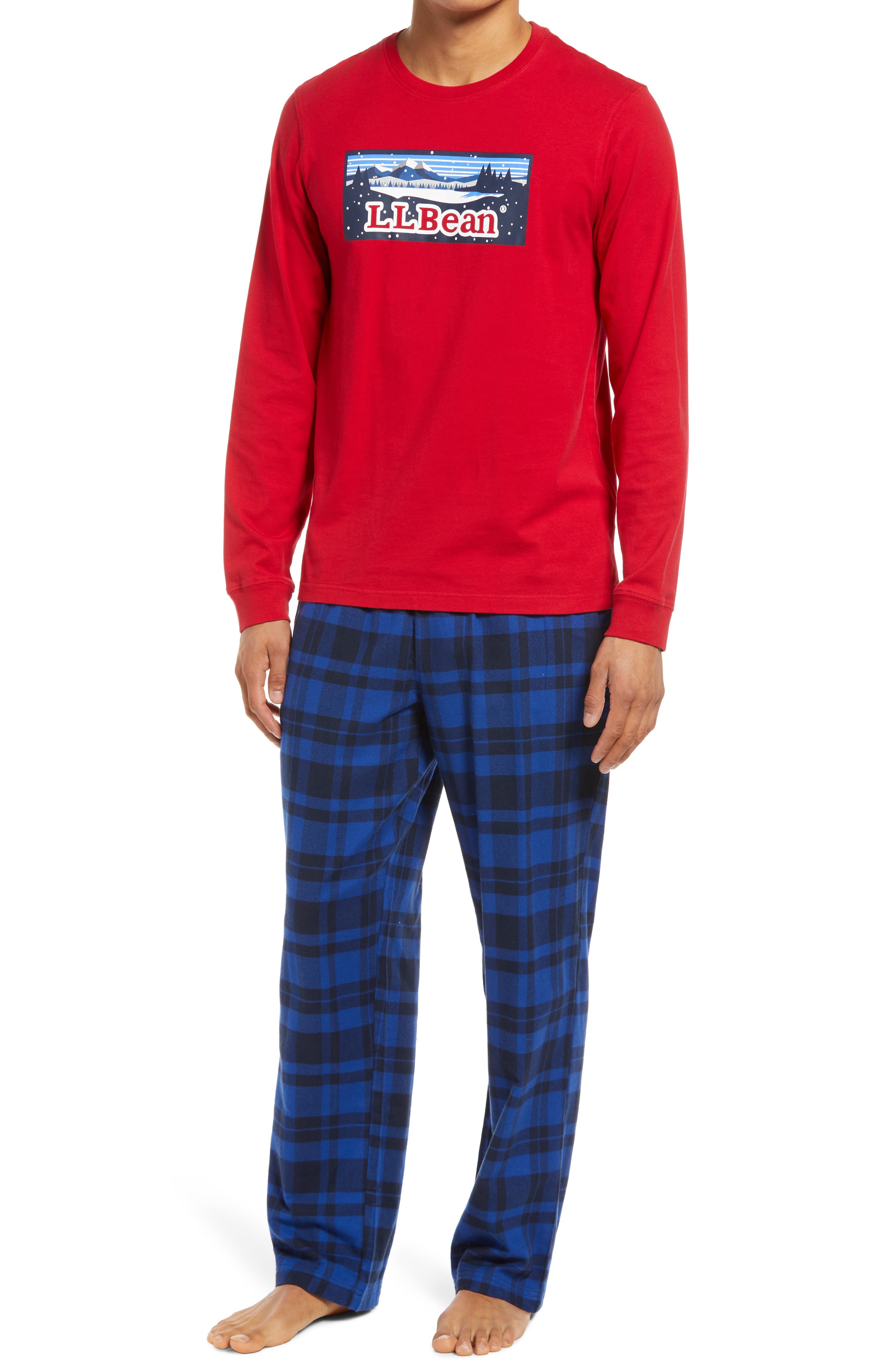 L.L.Bean Men's Camp Pajamas Nordstrom