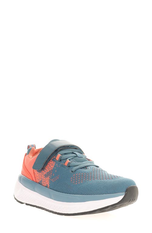 Propét Ultra Fx Walking Sneaker In Teal/coral