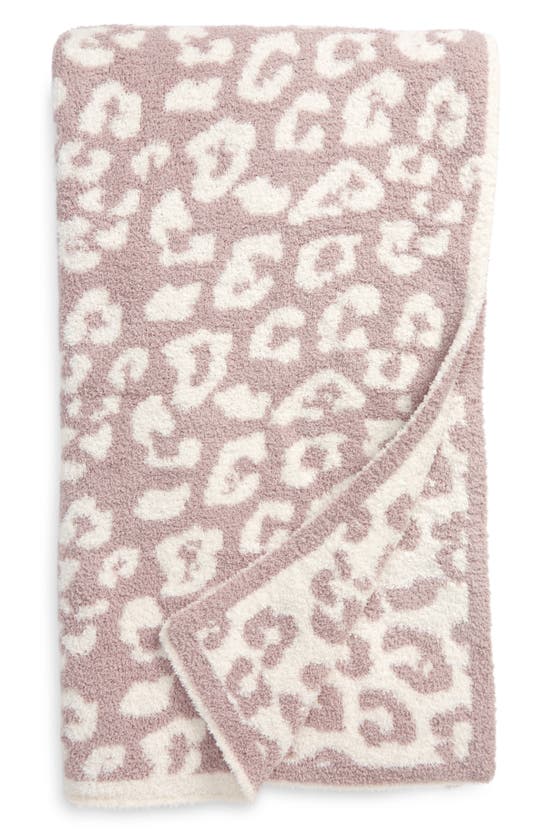 Barefoot Dreams In The Wild Throw Blanket In Faded Rose/ Cream