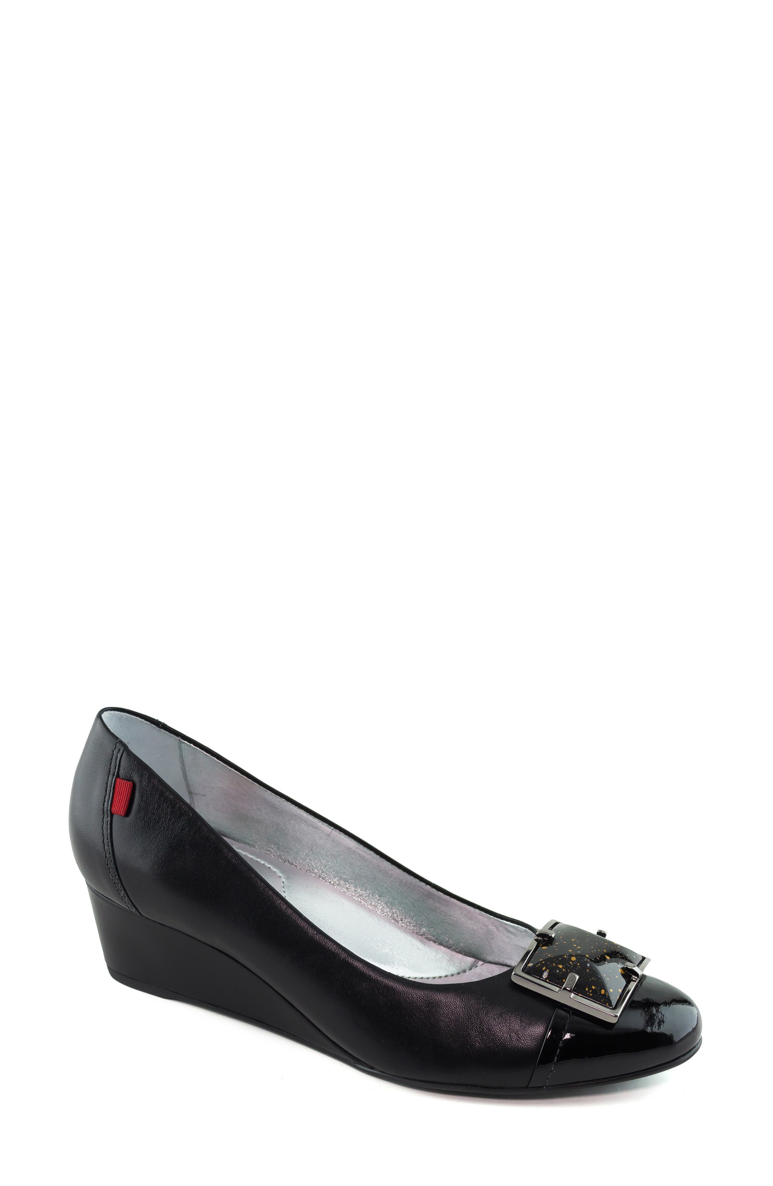 Marc Joseph New York Cooper Wedge Pump, Black